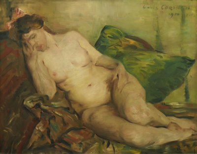 Nudo riposante da Lovis Corinth